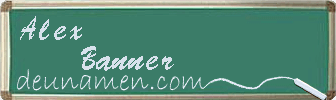 Alex Banner Visitenkarte